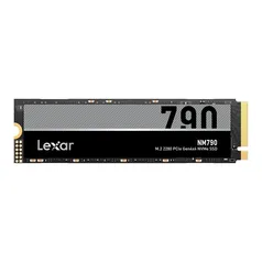 [APP] SSD Lexar NM790, 1TB, M.2 2280, PCIe NVMe, Leitura 7400 MB/s, Gravação 6500 MB/s, Preto e Cinza - LNM790X001T-RNNNU