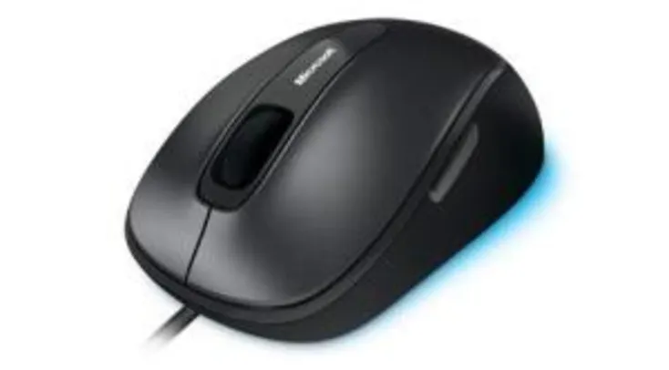 Microsoft Mouse Com Fio Confort Usb Preto/Cinza - 4FD00025 - R$35
