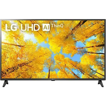 (Ame R$ 1.709) Smart TV 43 LG 4K UHD 43UQ7500 Wi-Fi Bluetooth HDR ThinQ AI Google Alexa