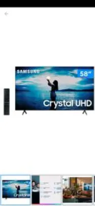 Smart TV Samsung 58" TU7020 Crystal UHD 4K 2020 | R$ 2.555 