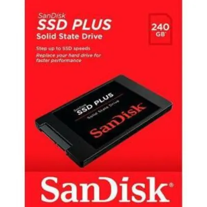 [APP] SSD SanDisk 240GB Plus SATA III Leitura 350mb/s - SDSSDA-240G-G25