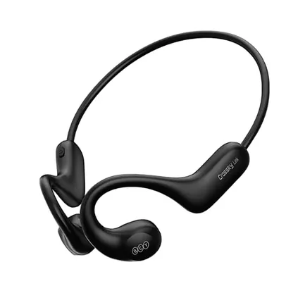 Fone de Ouvido Bluetooth QCY Crossky Link, Fone sem Fio Abertos Leves, Resistência à água IPX6, 10h de reprodução, 70ms de baixa latência