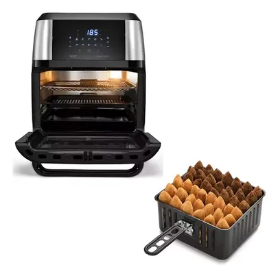 Fritadeira E Forno Airfryer 2 Em 1 Elgin 12l Ovenfryer 1800w 220V