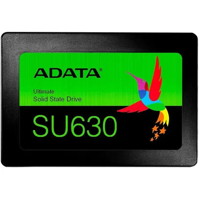 Ssd Adata SU630 240GB Leitura 520MB/s Gravação 450 MB/s | R$218