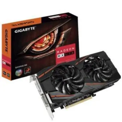 Placa de Vídeo Gigabyte AMD Radeon RX 570 Gaming 8G, GDDR5 - GV-RX570GAMING-8GD | R$649