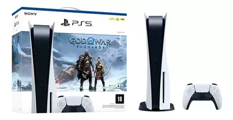 Console Mídia Física Com God Of War Ragnarok Playstation 5 Cor Branco