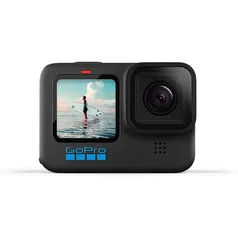 Câmera Digital e Filmadora GoPro Hero10 Black 23MP Vídeo 5,3K LCD Display 2.27"