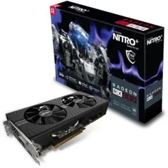 Placa de Vídeo Sapphire Radeon Nitro+ RX 580 8GB 11265-01-20G GDDR5 PCI-EXP R$1.391