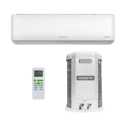 Ar condicionado Split Inverter Agratto Hi Wall Liv Top 24000 BTUs Frio - 220V