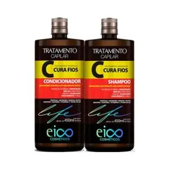 Kit Eico Life Cura Fios Shampoo + Condicionador - 450ml | R$27