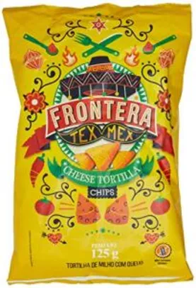 [PRIME] [5 uni. R$30] Tortilla Chips Queijo Frontera 125g | R$ 6,00