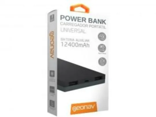 Carregador Portátil Universal12400mAh USB Geonav