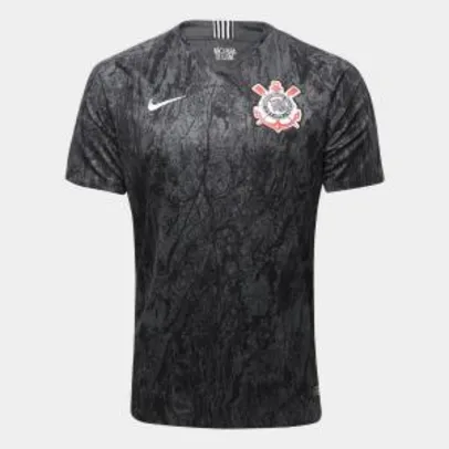 Camisa Corinthians II 18/19 s/n° Torcedor Nike Masculina - Preto
