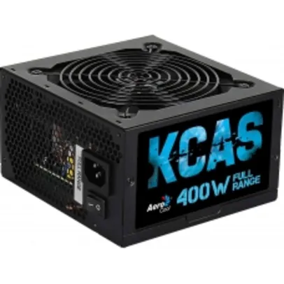 Fonte Aerocool KCAS, 400W, 80 Plus White, Full Range, PFC Ativo, 64901