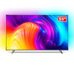 Smart TV Philips 55" The One 4K UHD LED 55PUG8807/78 Ambilight