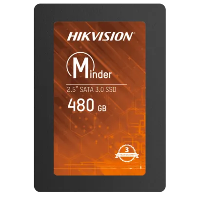 SSD Hikvision Minder, 480GB, Sata III, Leitura 550MBs e Gravação 470MBs, HS-SSD-Minder(S)/480G