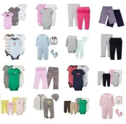 [Walmart] Kits de bodies e roupas para bebês a partir R$30