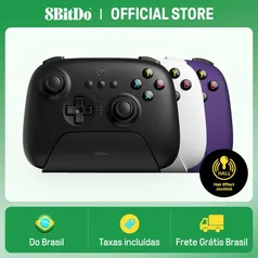 [Do Brasil/R$196 Moedas App] Controle 8BitDo Sem Fio Ultimate com Dock - Hall Effect