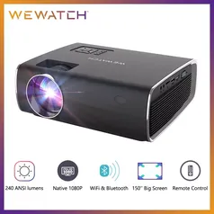 [ Do Brasil ] Projetor Wewatch V56 1080p Nativo, Wifi, Bluetooth, 11000Lumens