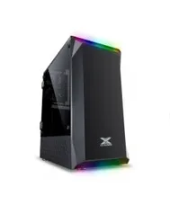 Gabinete Mid Tower Vinik VX Gaming Borealis RGB | R$191