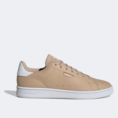 [1ª Compra] Tênis Adidas Urban Court Masculino Bege + Branco