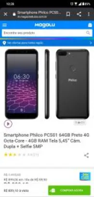 Smartphone Philco PCS01 64GB | R$799