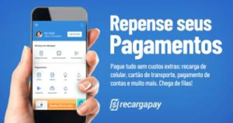 R$10 OFF RecargaPay para créditos Uber, jogos e vales-presente