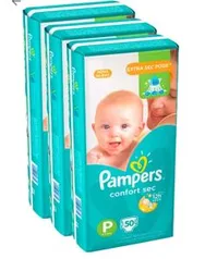 Kit Fraldas Pampers Confort Sec