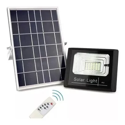 Refletor Led Holofote 30W com placa solar Branco-frio ip67