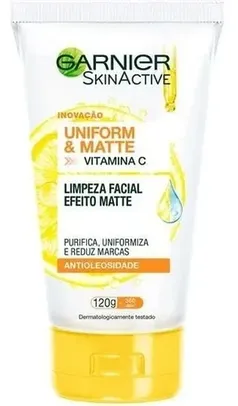 Limpeza Facial Garnier Uniform & Matte Vitamina C 120g
