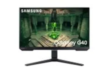 Monitor Gamer Samsung Odyssey G40 27 FHD, Tela Plana, 240Hz, 1ms, HDMI, FreeSync Premium, G-Sync