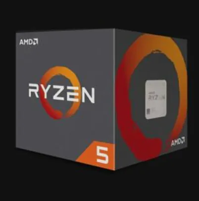 Processador AMD Ryzen 5 2600 3.4GHz (3.9GHz Turbo) | R$999