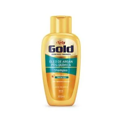 Shampoo Óleo de Argan Pós Química, 300 ml, Niely Gold