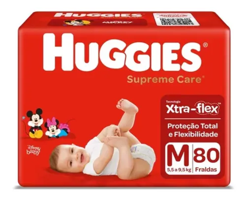 Fralda Supreme Care 80 Unidades M Huggies