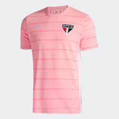  (C. ouro) Pré-Venda Camisa São Paulo Outubro Rosa 21/22 s/n Torcedor Adidas Masculina