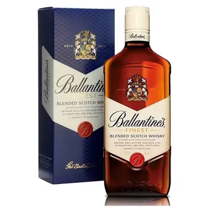 [Cashback Pelando R$ 58] Whisky Escocês Ballantines Finest 8 Anos 1 Litro