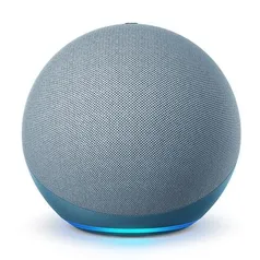 Echo (4ª Geração) com Alexa e Som Premium, Amazon Smart Speaker Azul - B085H9Z4W1