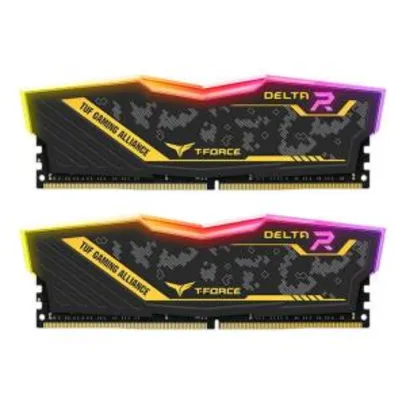 Memoria T-FORCE DELTA TUF Gaming Alliance RGB 16GB (2X8) DDR4 3200MHZ