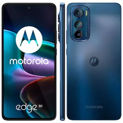(MEGA VIP) (APP) Smartphone Motorola Edge 30 Grafite 256GB, 8GB RAM, Tela de 6.5”, Android 12