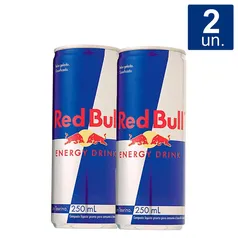 [Frete Grátis Sudeste] Kit 2 unidades Energético Red Bull 250ml