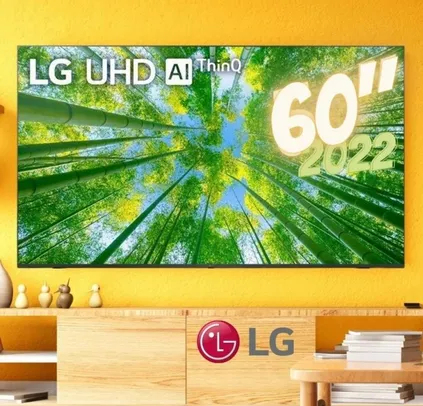 2022 Smart Tv Lg 60" 4k Uhd 60uq8050 Wifi Bluetooth Hdr Nvidia Geforce Now Thinqai Smart Magic Googl