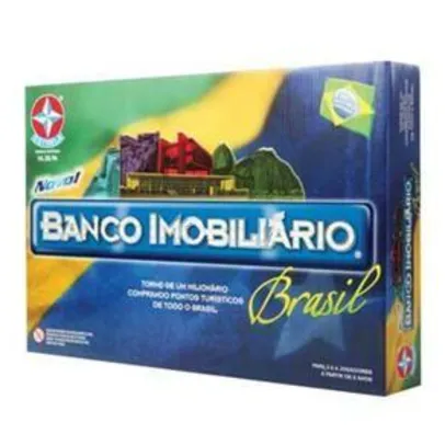 Banco Imobiliário Brasil Estrela R$ 65