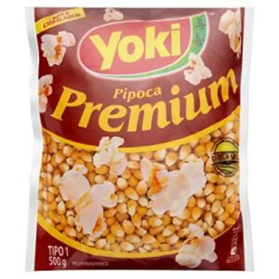 [5 Un - Recorrência] Pipoca Premium Yoki 500g R$7,55 | R$8