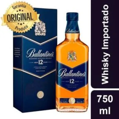 [ CLUBE DA LU + APP ] Whisky Ballantines Escocês 12 anos - 750ml