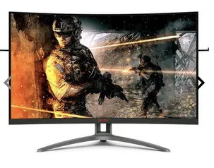 MONITOR GAMER AOC AGON 31.5" CURVO VA 165HZ 1MS FHD FREESYNC VGA/HDMI/DP | R$1499