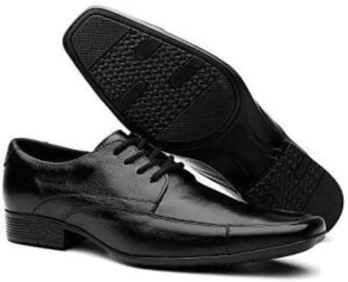 Sapato social couro - preto