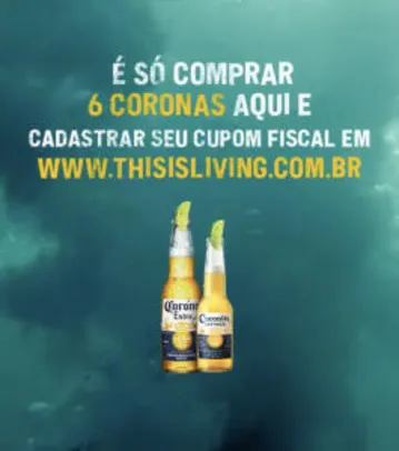 Promoção Cerveja Corona com Viagem Grátis toda Semana