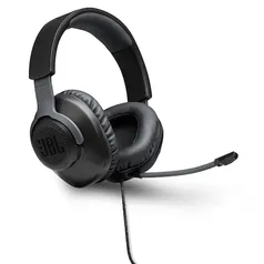 Headset Gamer JBL Quantum 100 para Consoles e PC - Black