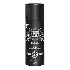 [Rec / Super R$5,11] Desodorante Spray Masculino Black 100Ml, Très Marchand