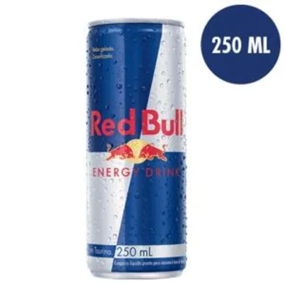 [12 Unidades - R$ 5,29cada] Energético Red Bull Energy Drink 250 ml | R$64